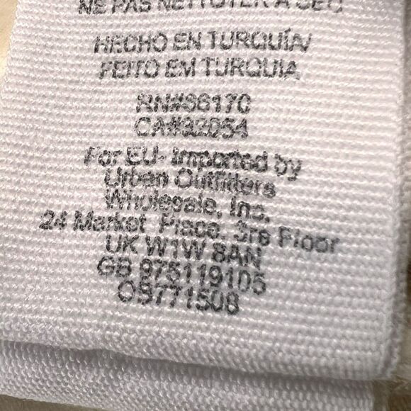 Free People We The Free Jeans Womens 27 Cream Tapered Leg Five Pocket Raw Hem - Picture 13 of 13